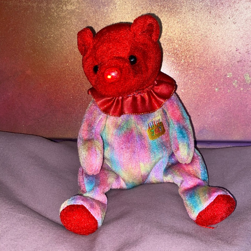 July birthday Ty beanie baby
